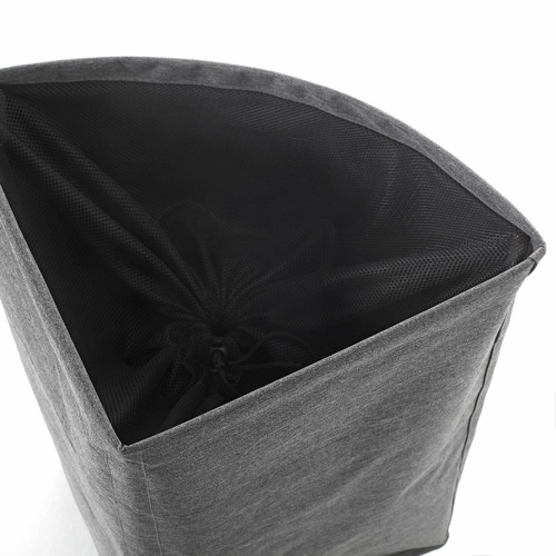 Sherwood Housewares Grey Corner Laundry Bag on Wheels Temple & ster