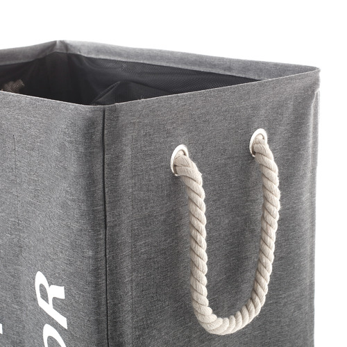 Sherwood Housewares Grey 3 Section Laundry Bag on Wheels Temple & ster