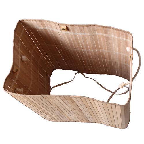 2 Section Foldable Bamboo Laundry Hamper