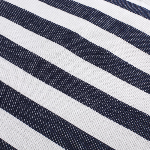 Blue & White Striped Linen Picnic Blanket