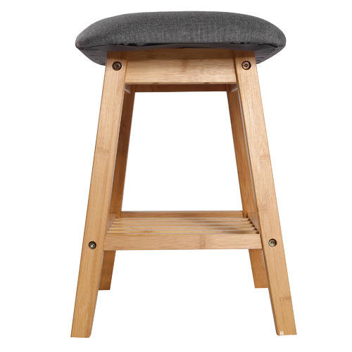 Natural & Grey Candice Bamboo Shoe Rack