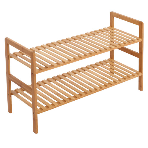 2 Tier Gabbie Bamboo Shoe Rack