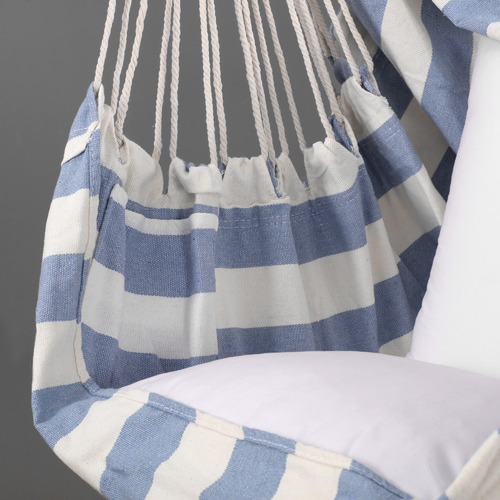 Blue & White Stripe Rigby Hammock Chair