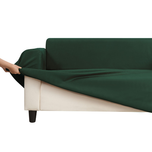 Sherwood Housewares Stretch Premium Faux Suede Sofa Cover Temple