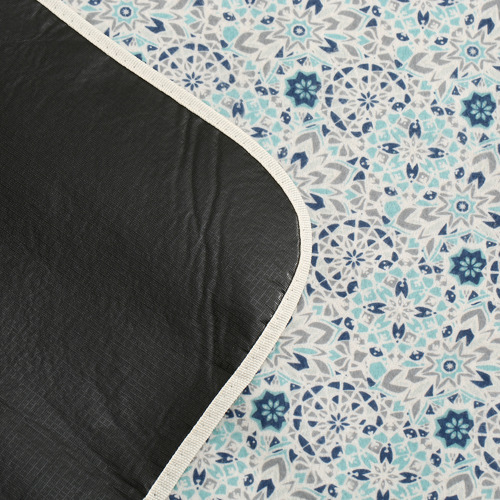 Blue Mosaic Picnic Rug