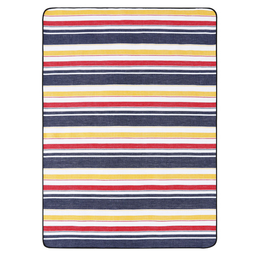 Sherwood Housewares MultiColour Stripe Picnic Rug Temple & ster