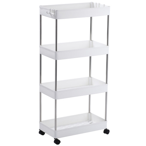 4 Tier 22cm Storage Organiser Cart