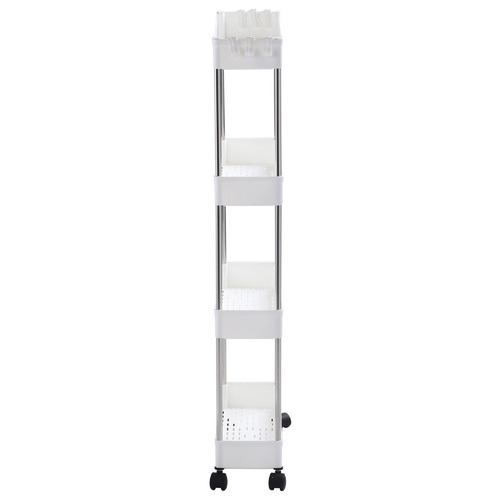 4 Tier 12.5cm Storage Organiser Cart