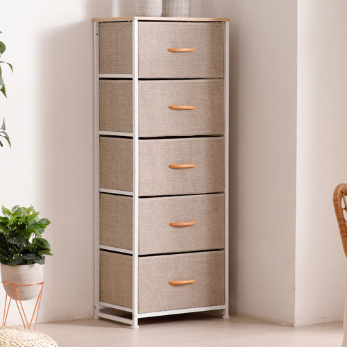 Luna 5 Drawer Tallboy