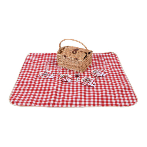 4 Person Ascot Picnic Basket Set Temple & ster