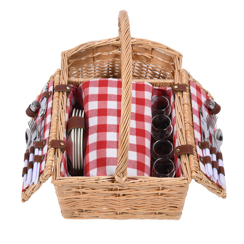 4 Person Ascot Picnic Basket Set | Temple & Webster