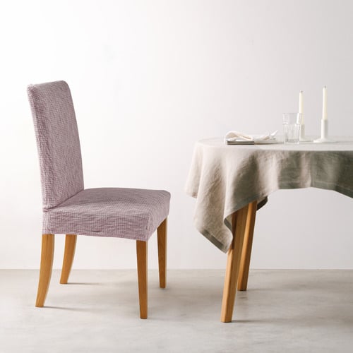 Cotton-Blend Dining Chair Cover