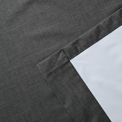 Linen Look Blockout Concealed Tab Top Curtains