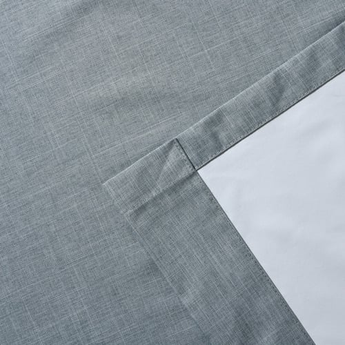 Linen Look Blockout Concealed Tab Top Curtains