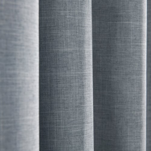 Linen Look Blockout Concealed Tab Top Curtains