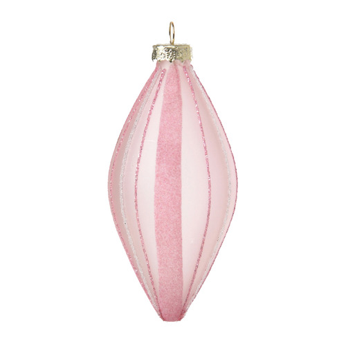 6 Piece Arthur Striped Christmas Bauble Set