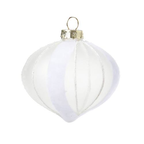 6 Piece Arthur Striped Christmas Bauble Set