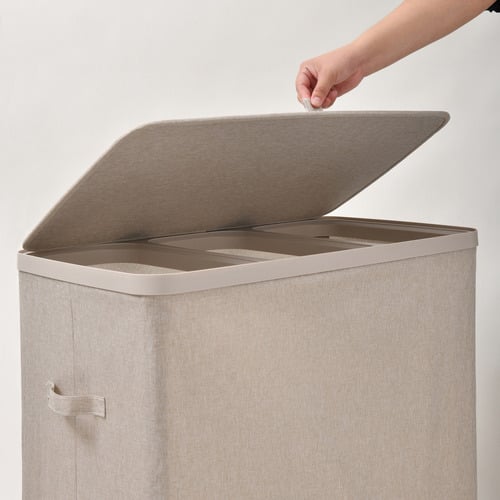 Ayden 3 Section Laundry Hamper