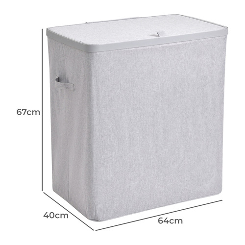 Ayden 3 Section Laundry Hamper