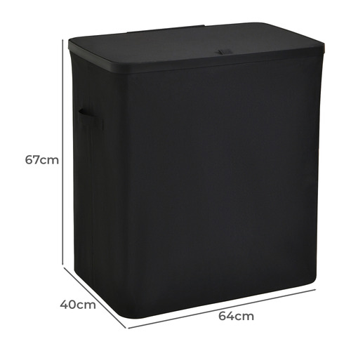 Ayden 3 Section Laundry Hamper