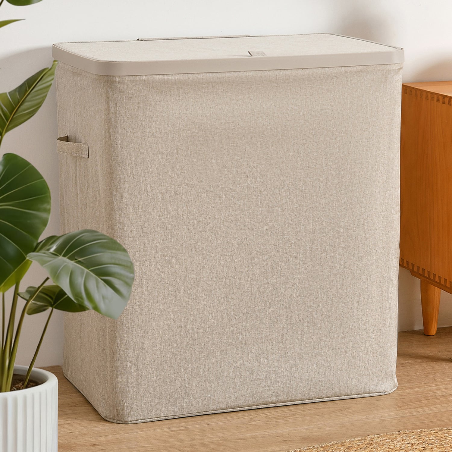 Titus 3 Section Foldable Laundry Hamper