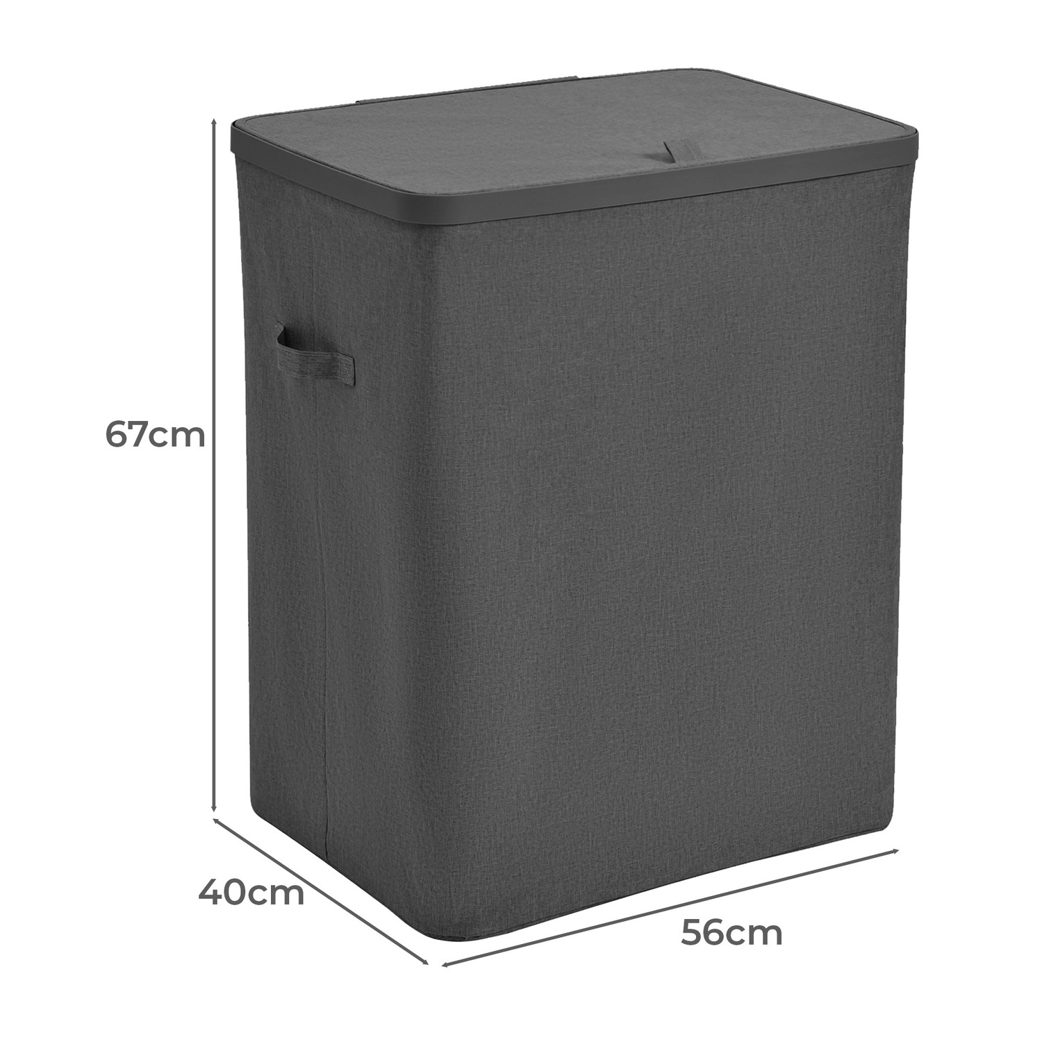 Titus 2 Section Foldable Laundry Hamper