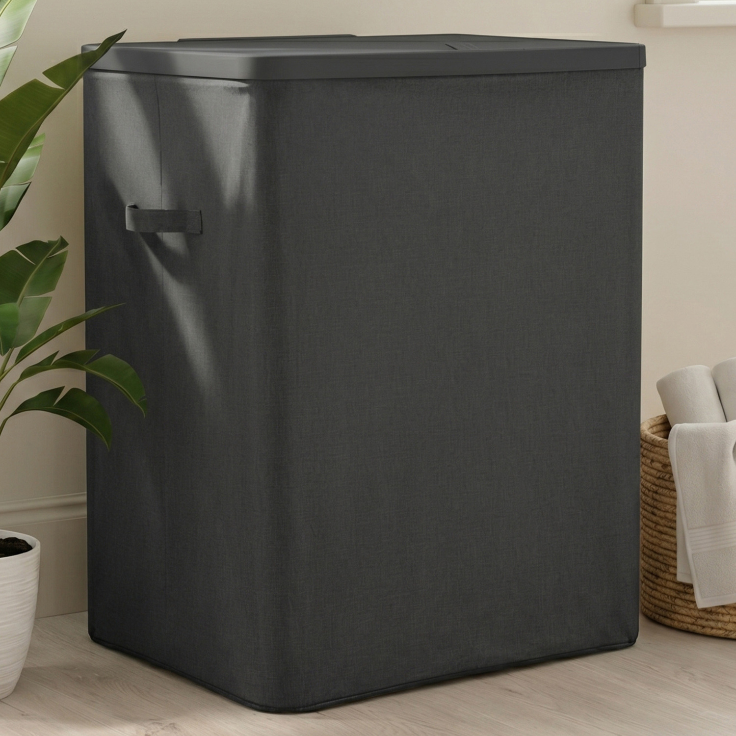Titus-2-Section-Foldable-Laundry-Hamper