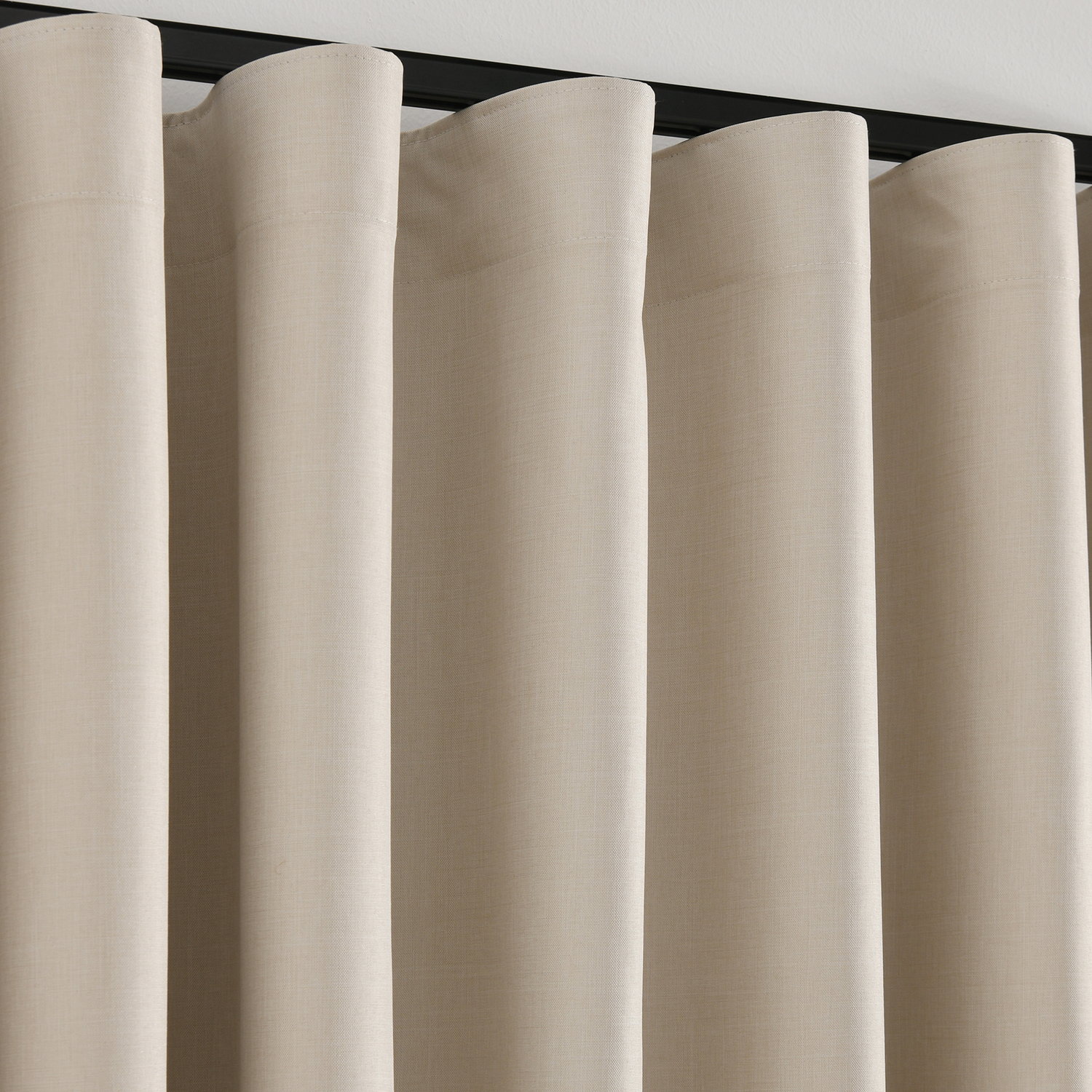 Lynden Forest Green Blockout S-Fold Single Panel Curtain