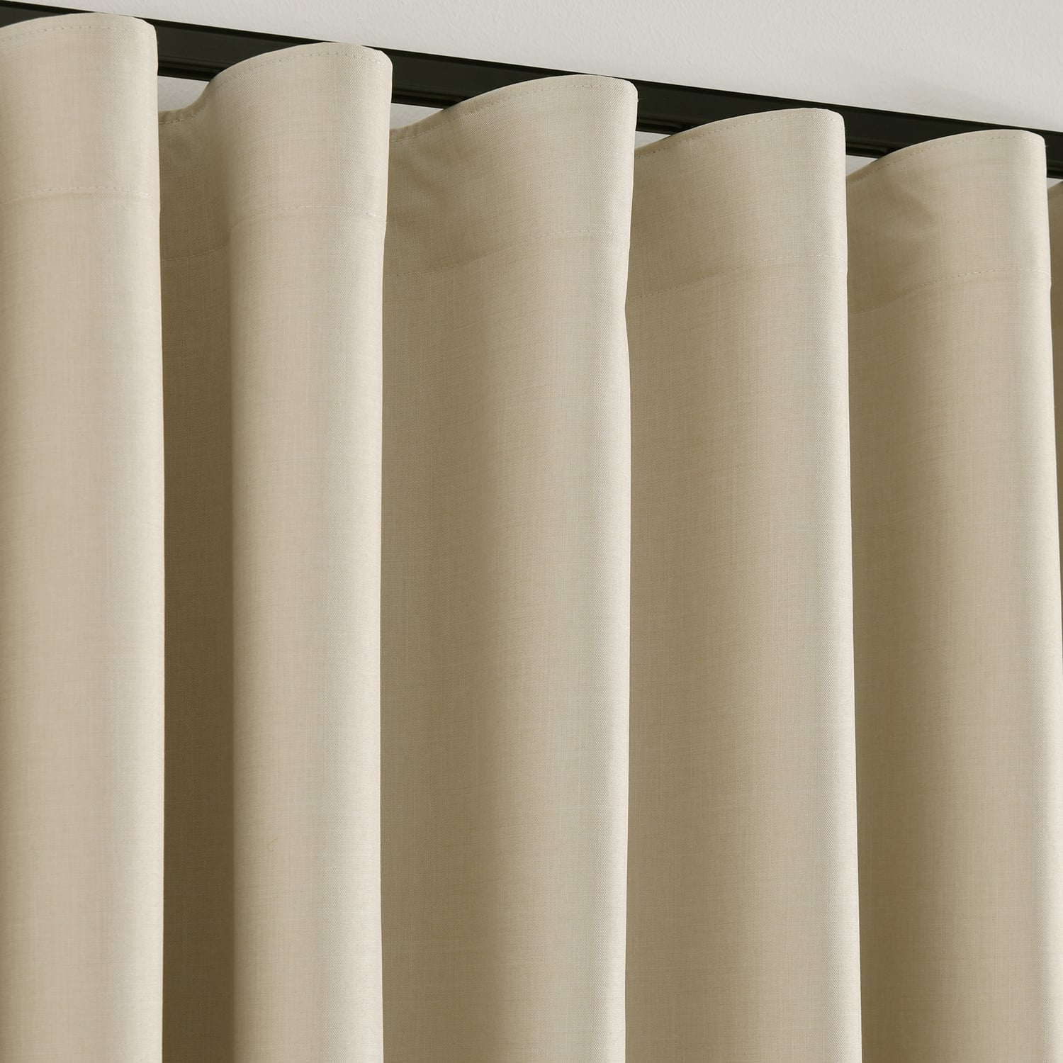 Lynden Forest Green Blockout S-Fold Single Panel Curtain