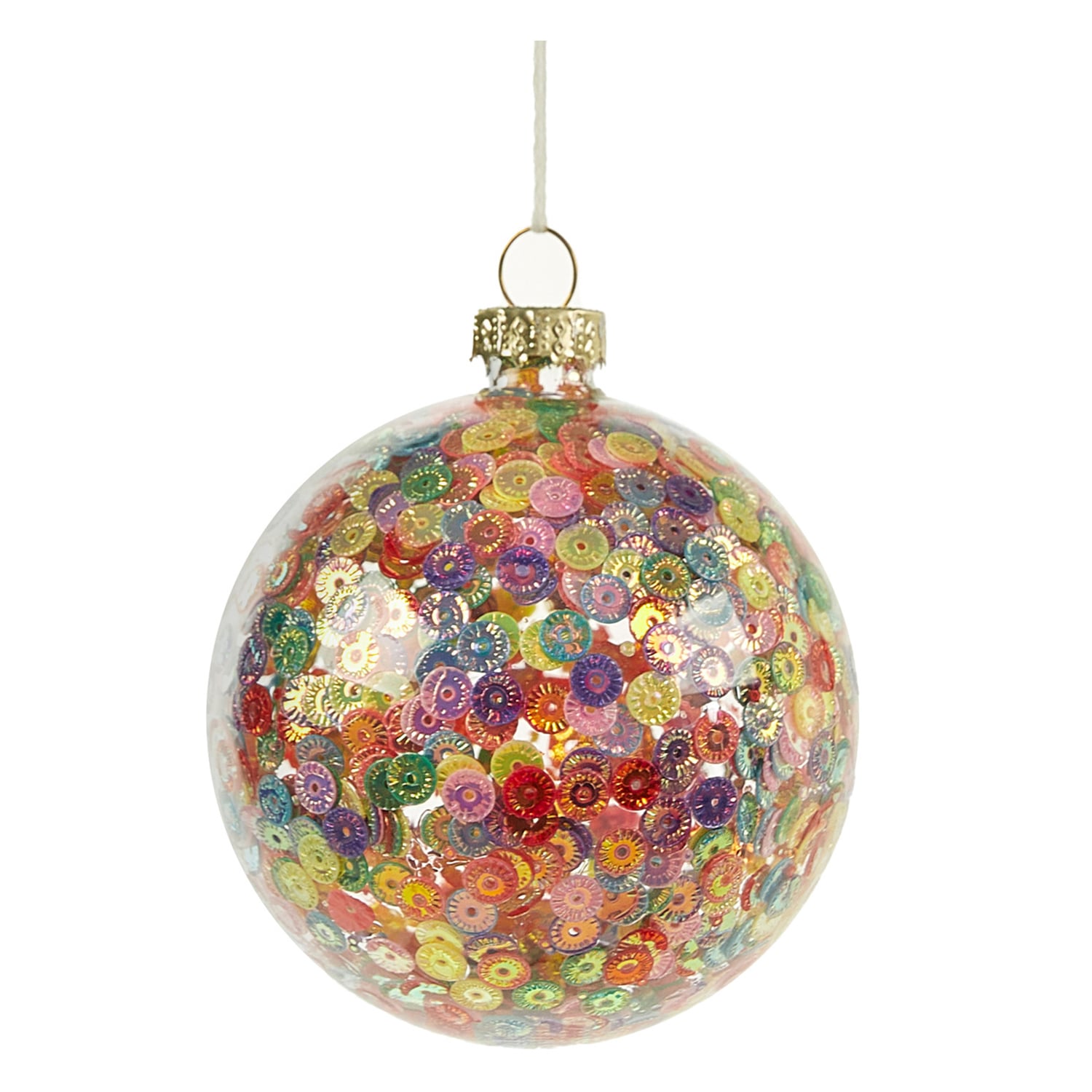 Aspen Sugar Bead Glass Baubles