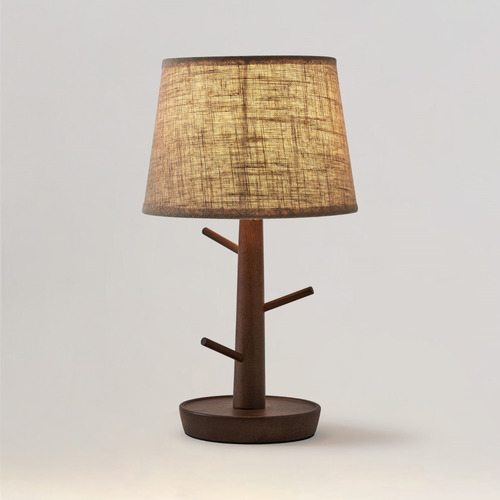 36cm Marilyn Rubberwood Table Lamp