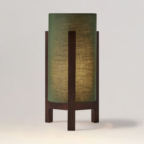 32cm Aliyah Rubberwood Table Lamps