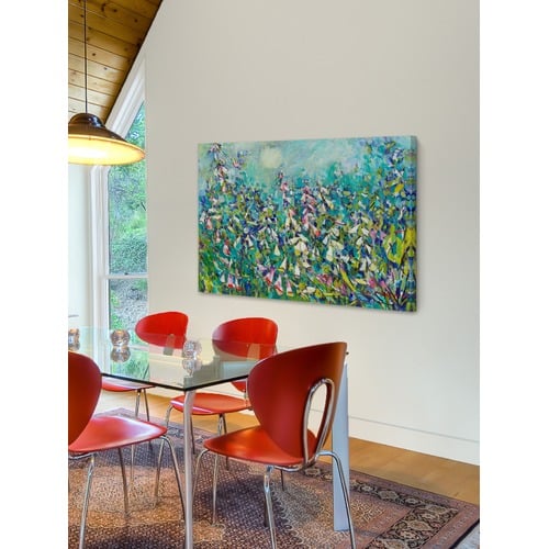 Joy in the Garden Canvas Wall Art