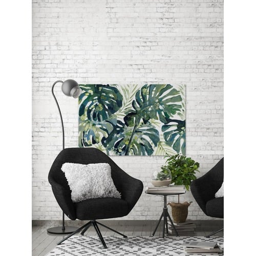 Green Leaf III Canvas Wall Art