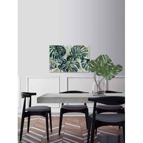 Green Leaf III Canvas Wall Art