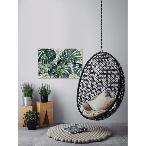 Green Leaf III Canvas Wall Art