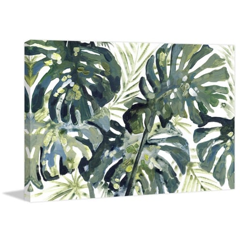 Green Leaf III Canvas Wall Art