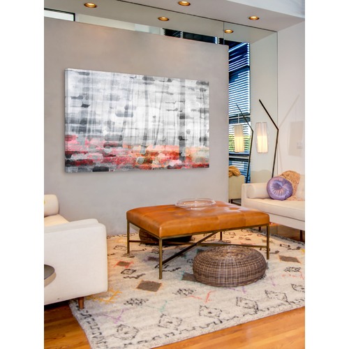 Red Forest Canvas Wall Art Temple & ster