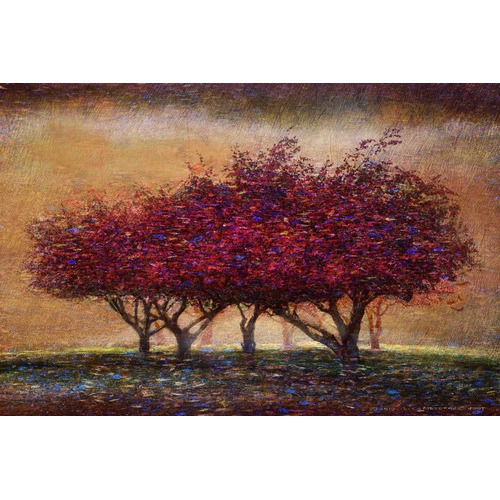 Crabapple Blossoms Art Print on Canvas