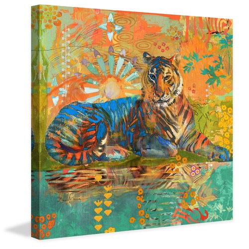 South China Tiger Art Print on Canvas