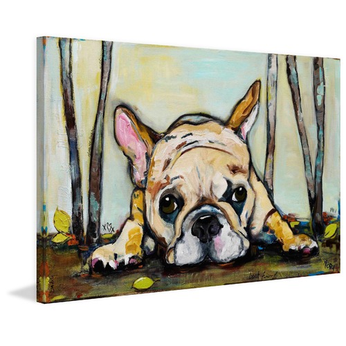 Smushy Art Print on Canvas