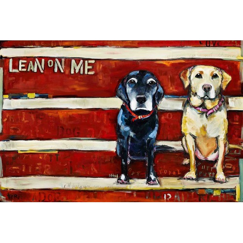 Lean On Me Art Print on Canvas
