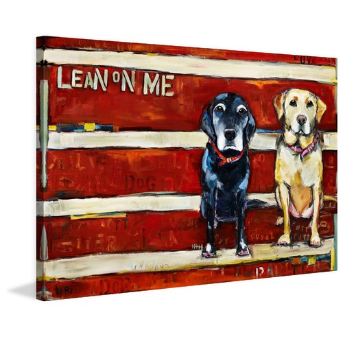 GalerieArtCo Lean On Me Art Print on Canvas | Temple & Webster