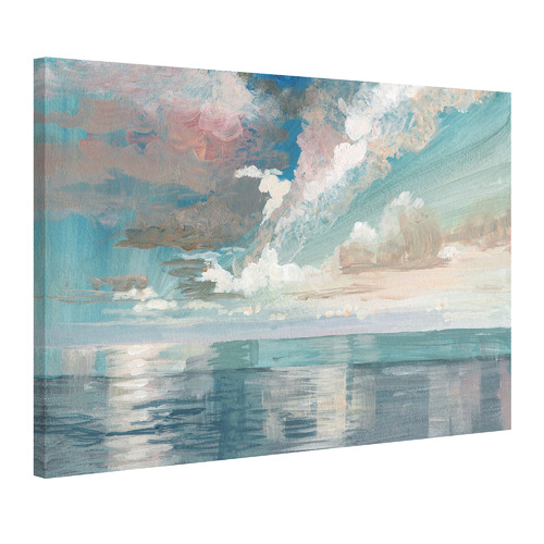 GalerieArtCo Pastel Sky Stretched Canvas Wall Art | Temple & Webster