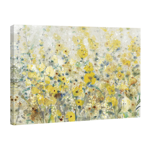 Sun Soaked Petals Stretched Canvas Wall Art