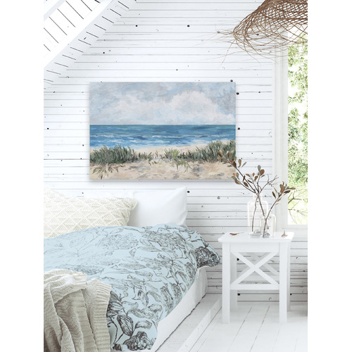 Sand Dune Grass Stretched Canvas Wall Art | Temple & Webster