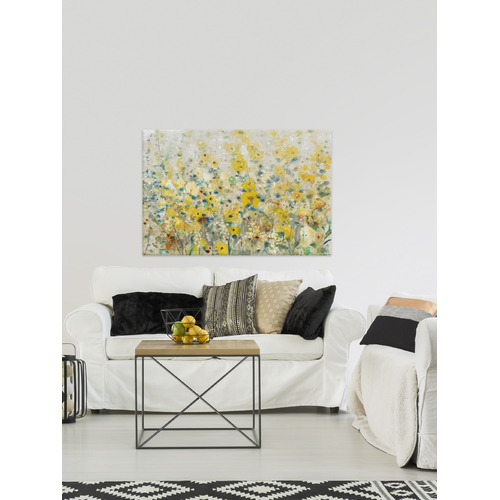 Sun Soaked Petals Stretched Canvas Wall Art