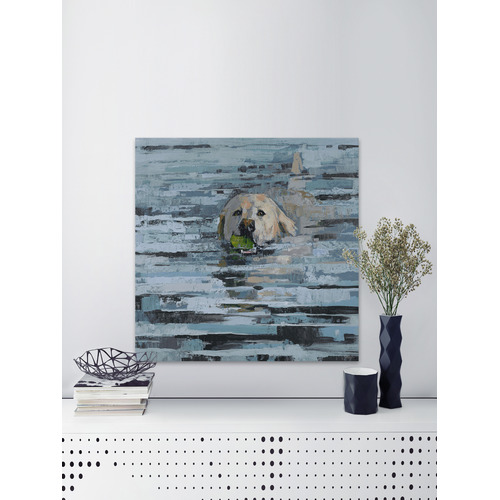 Stuck in the Hole Stretched Canvas Wall Art