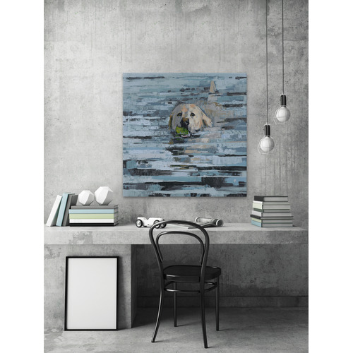 Stuck in the Hole Stretched Canvas Wall Art