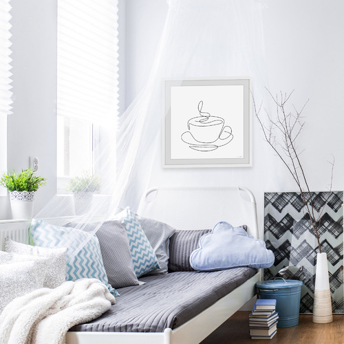 It's Coffee Time Framed Printed Wall Art